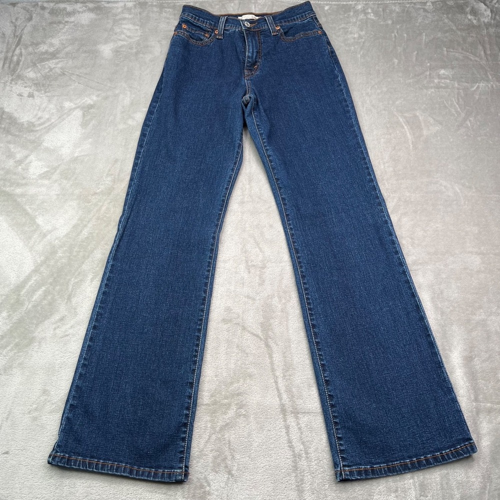 Vintage‎ Levis 512 Jeans Womens 4M Blue Bootcut Perfectly Slimming Stretch Denim